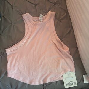 Hold Tight Cropped Tank, NWT, Flush Pink!